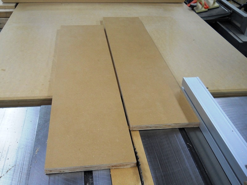 cut the right door 3/8″ wider than half of the casing.