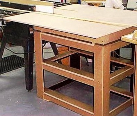 Table de sortie ajustable en hauteur - Height Adjustable Outfeed table